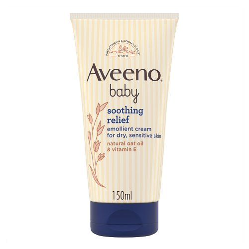 Aveeno Baby Soothing Relief Emmolient Cream 150ml pack shot