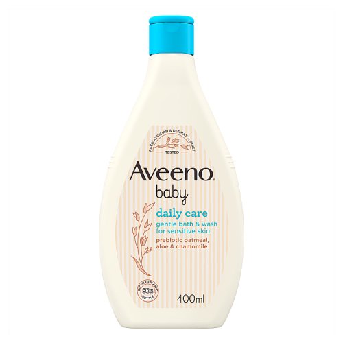 Aveeno Baby Daily Care Gentle Bath and Wash 400ml pack shot