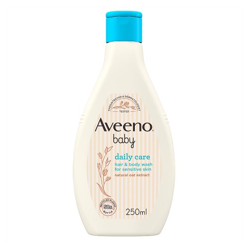 Aveeno Baby Daily Care Hair and Body Wash 250ml pack shot