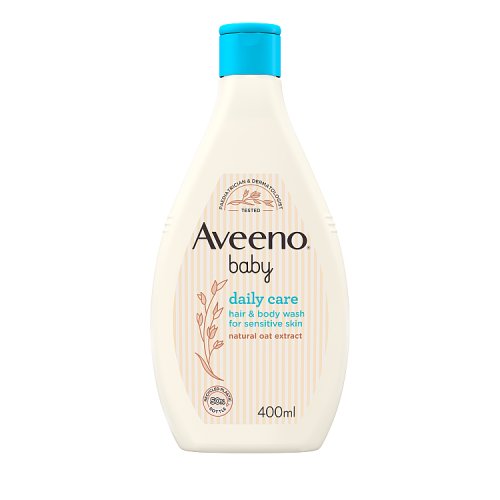 Aveeno Baby Hair & Body Wash 400ml pack shot