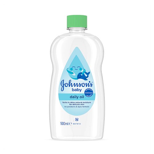 Johnsons Baby Essentials Oil - 500ml pack shot