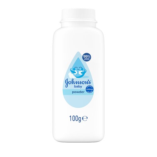 Johnsons Baby Powder Natural 100g pack shot