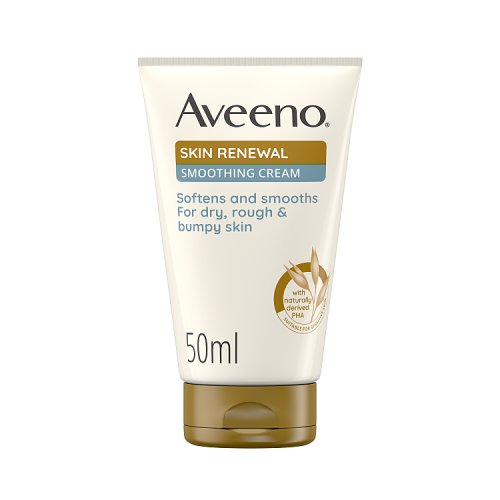 Aveeno Skin Renewal Smoothing Cream 50ml pack shot
