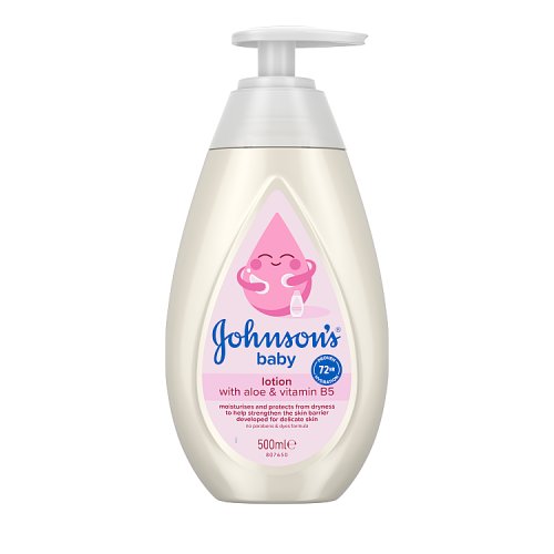Johnsons Baby Lotion 500ml pack shot