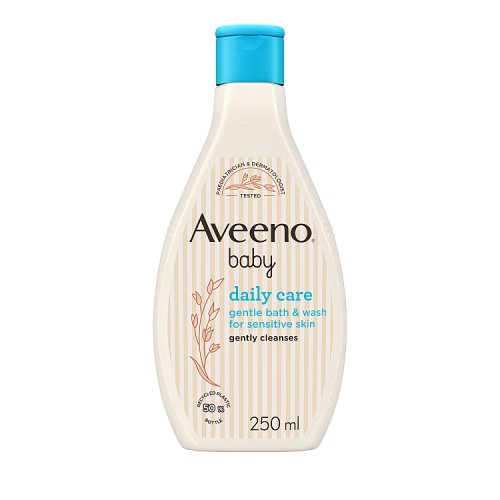 Aveeno Baby Gentle Bath and Wash 250ml pack shot