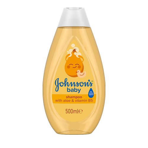 Johnsons Baby Shampoo 500ml pack shot