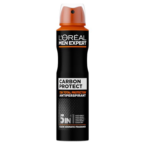 L'Oreal Men Expert Anti Perspirant Deodorant Carbon Protect Intence Ice 250ml pack shot
