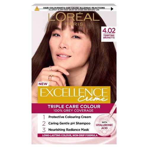 L'Oreal Excellence Crème Colour Tempting Brunette 4.02 pack shot