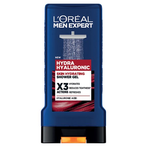 L'Oreal Men Expert Shower Gel Hydra Hyaluronic Power 300ml pack shot