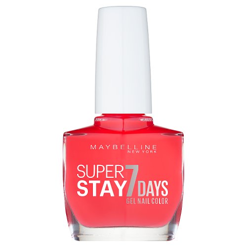 Maybelline Superstay 7 Day Gel Nail Polish Hot Salsa pack shot