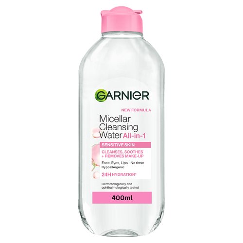 Garnier Skin Active Micellar Cleansing Water For Sensitive Skin 400ml pack shot
