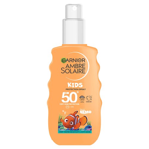 Ambre Solaire Kids Sun Protection Cream Spray SPF50+ 150ml pack shot