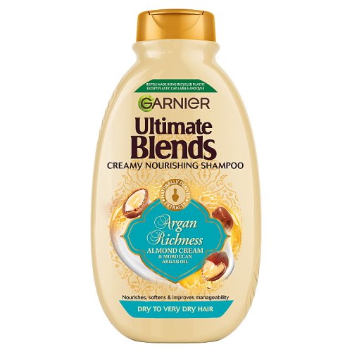 Garnier Ultimate Blends Argan Rich Shampoo 400ml pack shot
