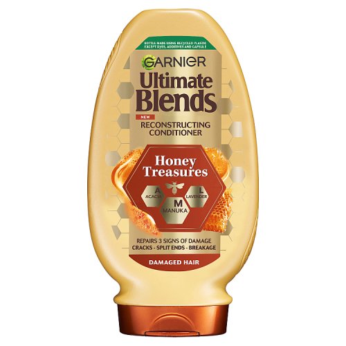 Garnier Ultimate Blends Honey Treasures Conditioner 400ml pack shot
