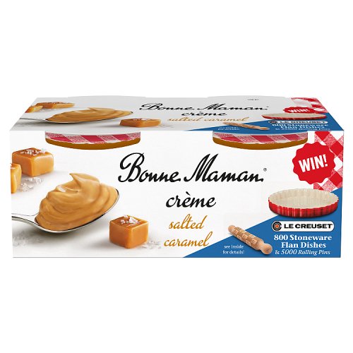 BONNE MAMAN SALTED CARAMEL CREME 2PK pack shot