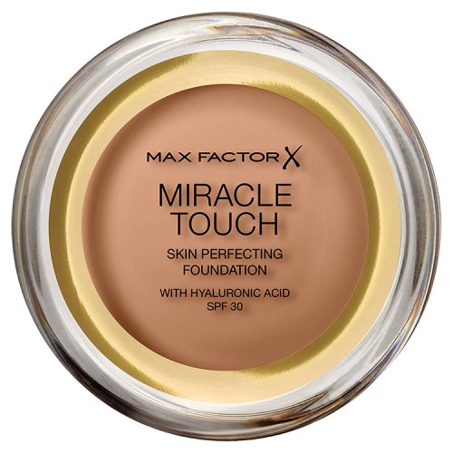 Max Factor Miracle Touch Cream To Liquid Foundation Golden Tan 083 SPF30 11.5g pack shot
