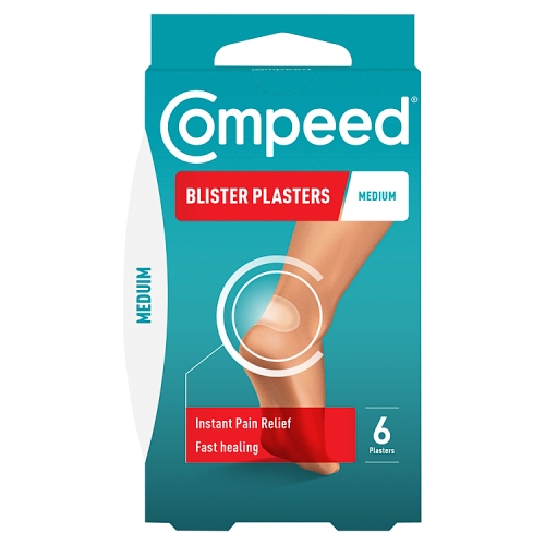 Compeed Medium Blister Plasters 6s pack shot