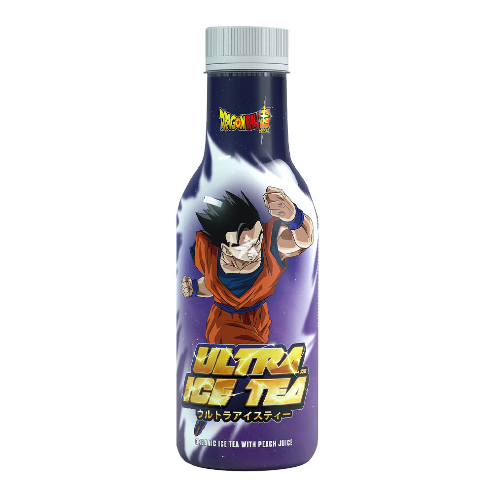 Ultra Ice Tea Peach Bottle Gohan 500ml pack shot