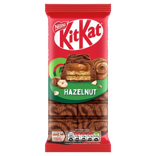 KitKat Hazelnut Sharing Block 99g pack shot