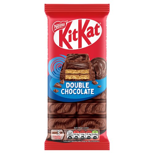 KitKat Double Chocolate Sharing Block 99g pack shot