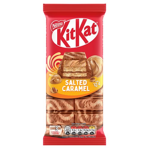 KitKat Salted Caramel Sharing Block 99g pack shot