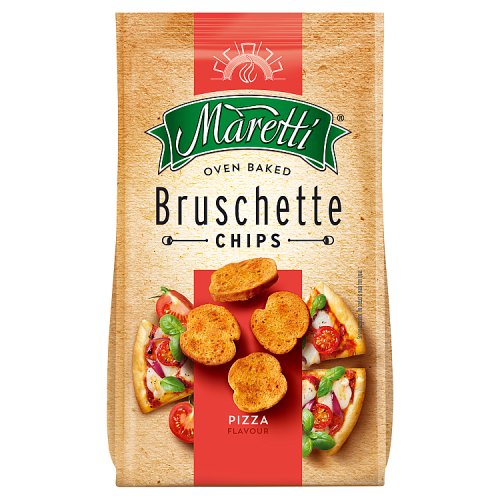 Maretti Bruschette Chips Pizza Flavour 70g pack shot