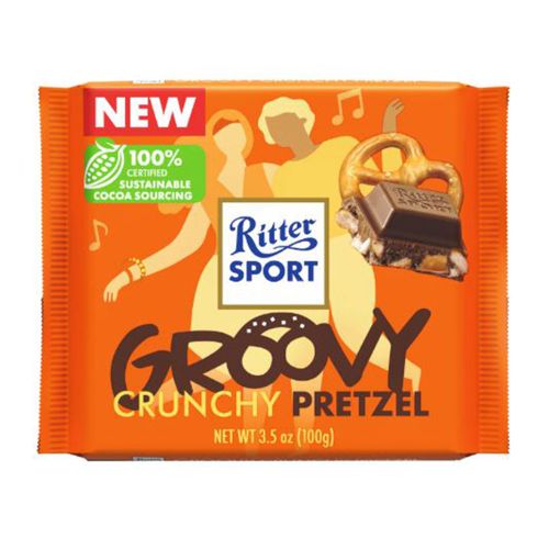 Ritter Sport Tasty Vibes Crunchy Pretzel 100g pack shot
