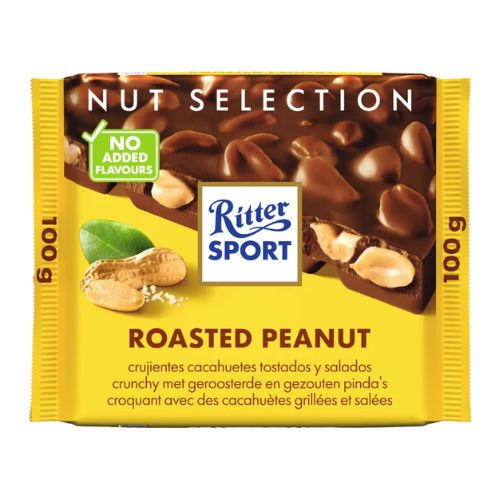 Ritter Sport Roasted Peanut 100g pack shot