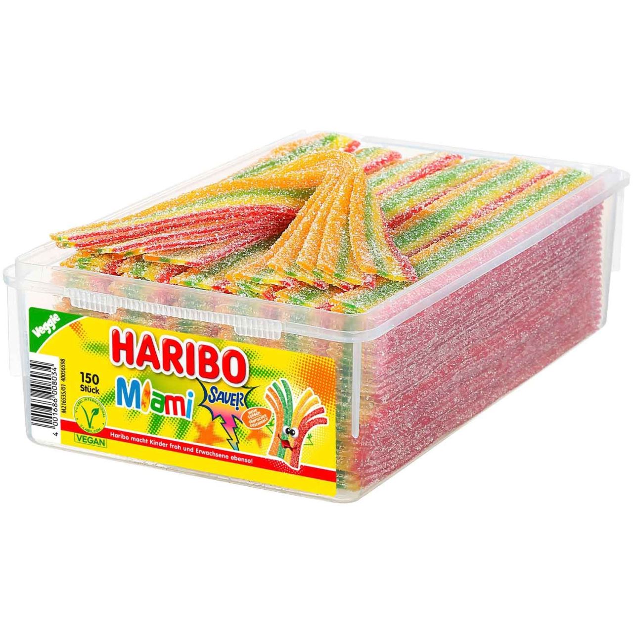 Haribo Miami Sauer 150s 1.12kg pack shot