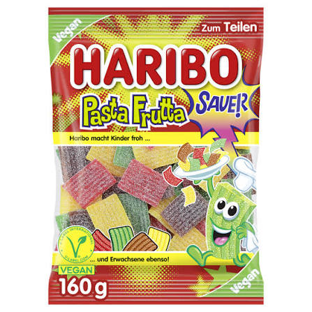 Haribo Pasta Frutta Sauer 160g pack shot