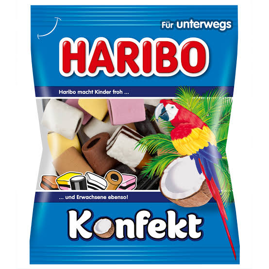 Haribo Konfekt 100g pack shot