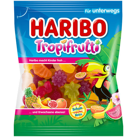 Haribo Tropi Frutti 100g pack shot