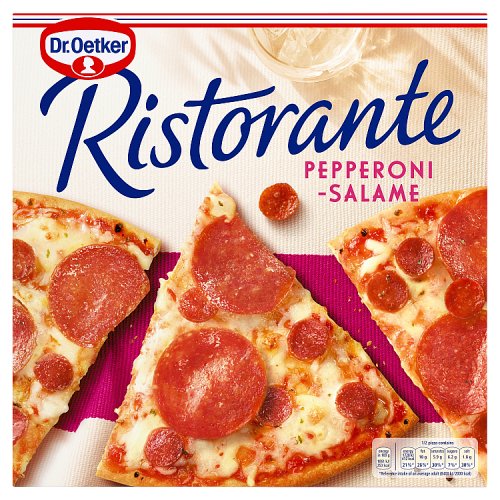 Dr Oetker Ristorante Pepperoni Salame 320g pack shot