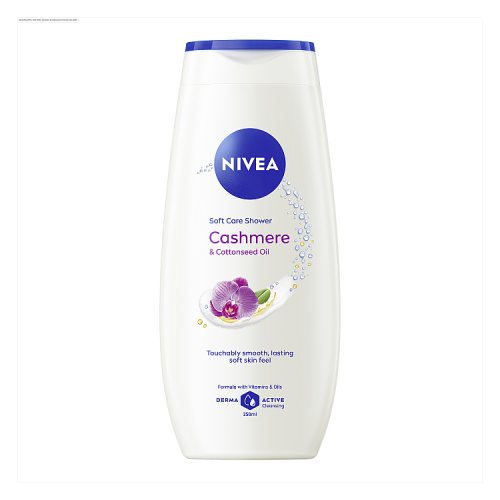 Nivea Shower Cream Gel Cashmere Moments 250ml pack shot