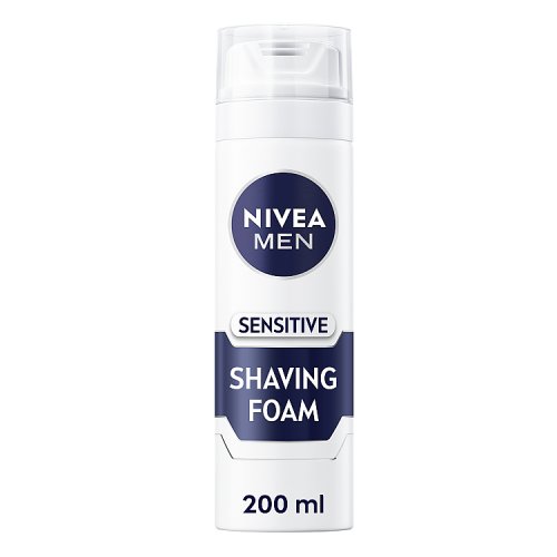 Nivea Shave Mens Shaving Foam 200ml Sensitive pack shot