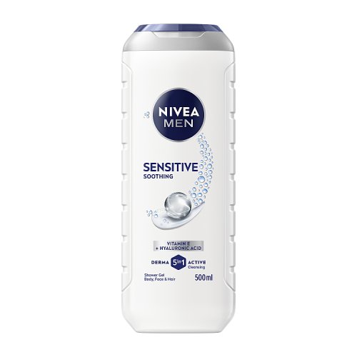 Nivea Shower 500ml Mens Sensitive pack shot