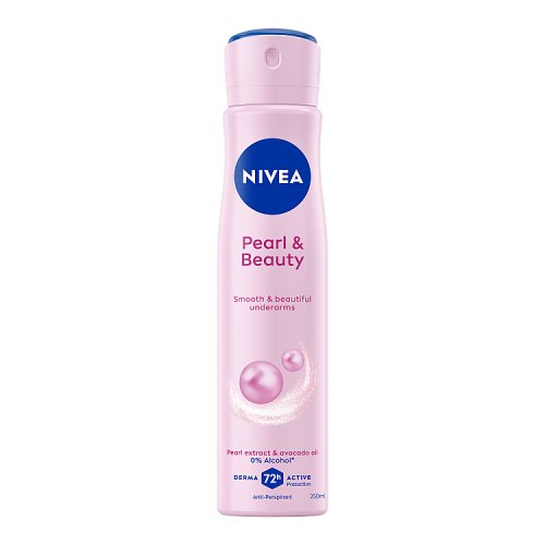Nivea Deo 250ml Female Pearl & Beauty pack shot