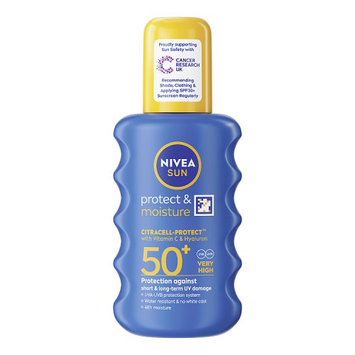 Nivea Sun Lotion 200ml SPF50+ Spray pack shot