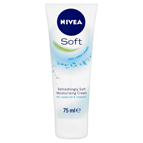 Nivea Soft Moisturising Cream 75ml pack shot