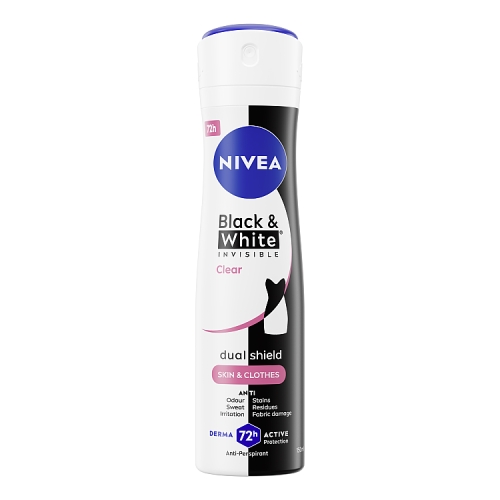 Nivea Deo 150ml Female Black & White pack shot