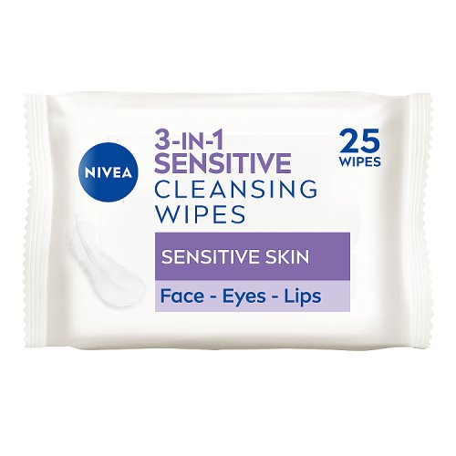 Nivea Facial Wipes 25s Sensitive pack shot