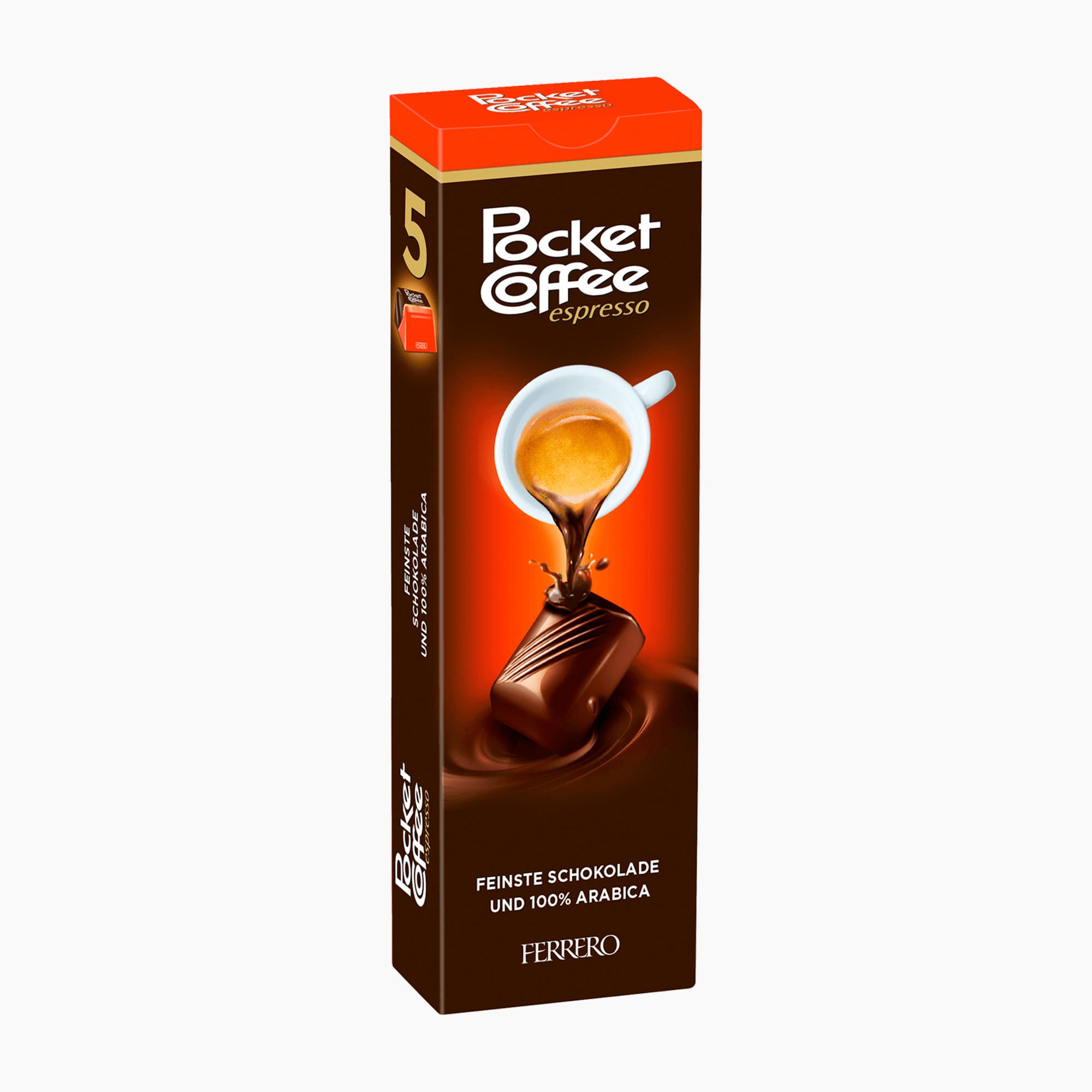 Ferrero Pocket Coffee T5 62.5g pack shot