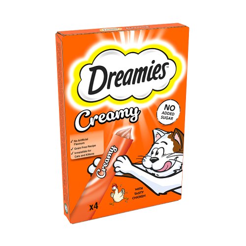 Dreamies Creamy Cat Treats & Chicken 40g pack shot
