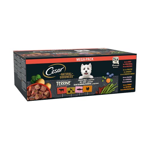 Cesar Goodness Terrine Mp 100g pack shot