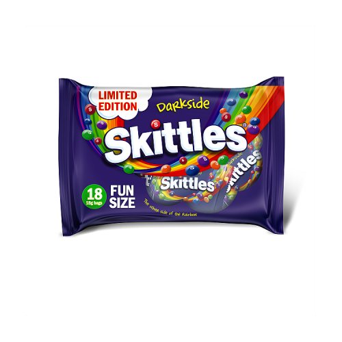 Skittles Darkside Funsize 324g pack shot