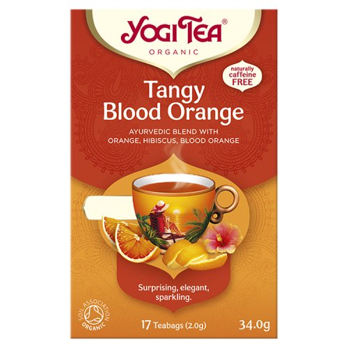 Yogi Tea Organic Blood Orange 17 bags pack shot