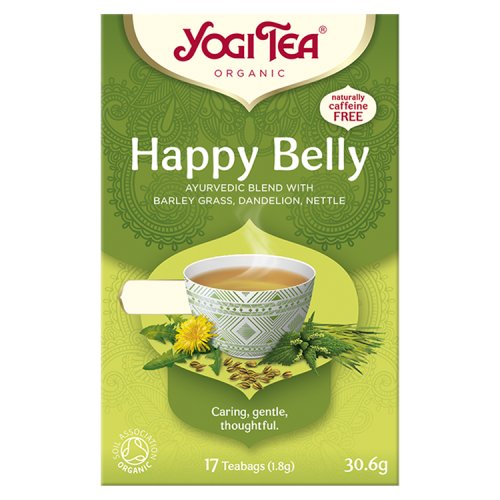 Yogi Tea Organic Happy Belly 17 bags pack shot