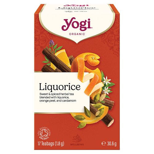 Yogi Tea Organic Liquorice 17 bags pack shot
