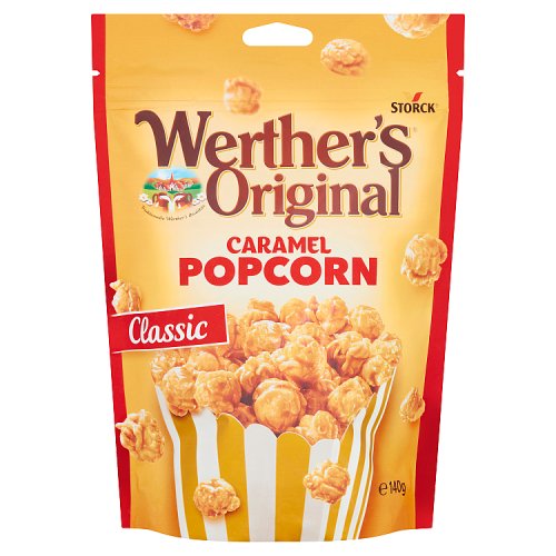 Werthers Original Popcorn Caramel 140g pack shot