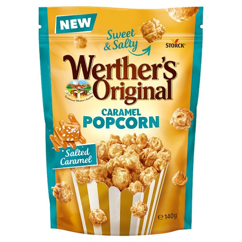 Werthers Caramel Popcorn Salted 140g pack shot